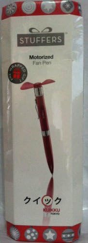 Red Motorized Fan Pen