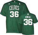 Shaquille O'Neal Green adidas Player Name and Number Boston Celtics Youth T-Shirt