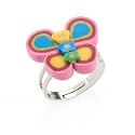 Childrens Butterfly Adjustable Costume Jewellery Fashion Ring