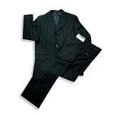 Perry Ellis - Boys 2 Piece Malcolm Single Breasted Suit, Black