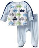ABSORBA Baby-Boys Newborn Two Piece Footed Pant Set