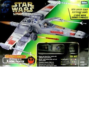 41sWlJSuf1L Star Wars Electronic X Wing Fighter POTF Green Box