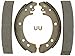 ACDelco Silver 14801B Bonded Rear Drum Brake Shoe Set