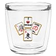 I Love Mah Jongg 12 oz Double-Old-Fashioned Insulated Beverage Tumbler, Clear