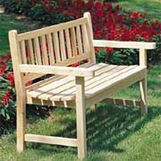 The Worthington Garden Bench Size - 4 feet
