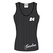 Jeff Gordon 2008 Black Ladies Baby Ribbed Tank, Small