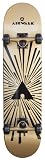 Airwalk Uncontested Burst Silver Skateboard Complete