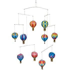  Schylling Tin Hot Air Balloon Mobile