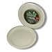 Stalkmarket 100% Compostable Sugar Cane Fiber Heavy Duty Tableware Retail Packs, 10-Inch Plate, 15-Count (Pack of 12 per case)