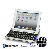 B&A - Keyboard Case - Coque et clavier pour iPad - Azerty - Noir / Coque et clavier bluetooth en aluminum spécialement conçu pour iPad2 - Azerty - Noir