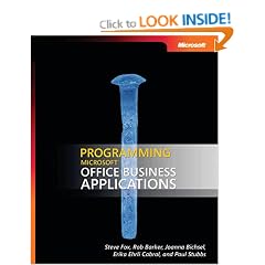 Programming Microsoft® Office Business Applications (PRO-Developer)
