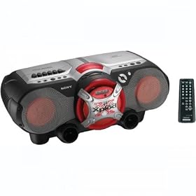 Sony CFDG505 CD Radio Cassette Recorder Boombox - Black by Sony