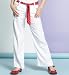 (Parent_T741600N) Autograph Linen Blend Wide Leg Trousers with Belt in Miscellaneous
