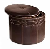 Uttermost Brunner Small Storage Ottoman 23 Inches by 23 Inches by 19.5 Inches Tall