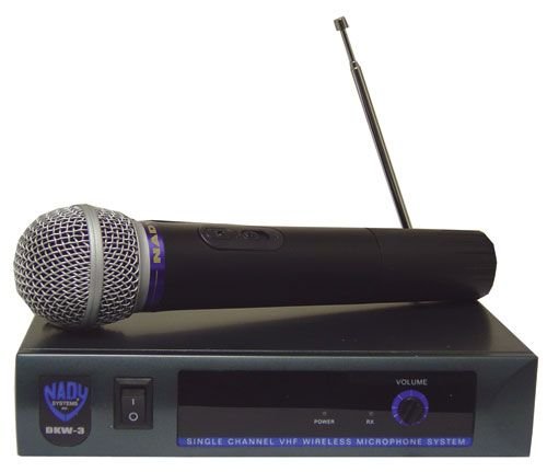 Nady DKW-3 HT/B VHF Single Receiver Handheld Microphone System