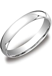 Women's 4mm 10k Gold Comfort-Fit Plain Wedding Band