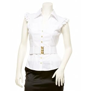 Buy 2b Ruffle Cap Sleeve Shirt by bebe