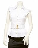 2b Ruffle Cap Sleeve Shirt