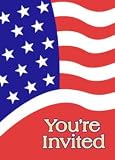 American Flag Invitations