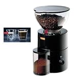 Bodum Antigua Electric Burr Grinder (Black) With FREE set of Bodum Shot/Espresso Glasses and FREE Shipping