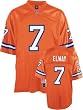 Reebok Denver Broncos John Elway Premier Throwback Orange Jersey