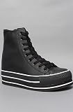 iiJin The 5 High Top Sneaker in All Black Lamb Skin - Sneakers for Women