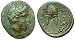 Orthagoria, Macedonia, c. 350 B.C.; Bronze AE 15