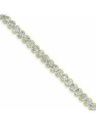 2.1 Carat 14K Gold Diamond Bracelet