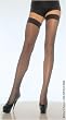 Black Fishnet Thigh High Stockings