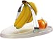 Kitchen & Housewares : Umbra 330920-666 Banana Boat Fruit Bowl with Banana Holder, White and Chrome