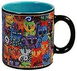 Laurel Burch Mug-Leopards
