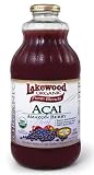 Lakewood Organic Acai Amazon Berry - Package contains SIX 32oz. Bottles