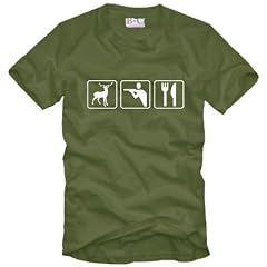 J�ger Triathlon T-Shirt - khaki - Gr. S bis XXL :: (Sch�tzenk�nig Shirt, Jagd Shirt )