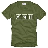 J&auml;ger Triathlon T-Shirt - khaki - Gr - S bis XXL :: (Sch&uuml;tzenk&ouml;nig Shirt, Jagd Shirt ) - 101shirts