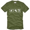 J�ger Triathlon T-Shirt - khaki - Gr. S bis XXL :: (Sch�tzenk�nig Shirt, Jagd Shirt )
