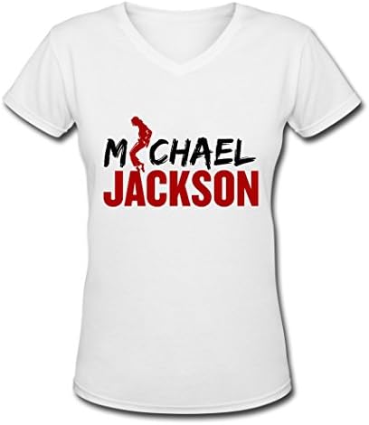 TQQ popular girl's Michael Jackson fashion tour women's t shirt White S