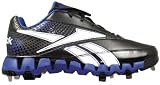 Reebok J82785 Pro Cooperstown Low Zig Men's Baseball Cleats (Black/Royal)