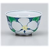 染錦白花　千茶　　５個組  　【有田焼　湯呑】