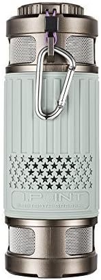 Inoble Portable Mini Sport Outdoor Bicycle Loudspeaker with LED Flashlight and Bluetooth Compatible for Home Outdoor Camping Hiking Underwater (Light Green)