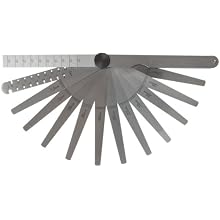 Starrett 245M Engineer's Combination Taper, Wire, And Thickness Gage, 12.7mm Width, 120mm Length