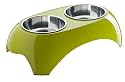 Hunter 91823 Melamin-Tisch mit 2 N&auml;pfen Gr. L, 51 x 30 x 13.3 cm, lemon