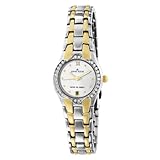 AK Anne Klein Women's 10-6927SVTT Two-Tone Swarovski Crystal Accented Watch