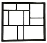 DIY ガーデニング プラスチック 金型 型枠 欧風 石だたみ 調 スクエア タイプ 45×40 cm