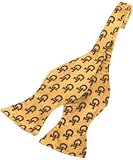 Georgia Tech Bow Tie - Georgia Tech Gold Hand-Tied Bow Tie with GT Logo