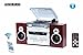 TechPlay ODC110 , Hi power 30W, 3-Speed Retro Classic Turntable with NFC Bluetooth, Double Cassett Player/Recorder, CD MP3 Player, with USB, SD Slots. AM/FM preset Radio and Remote. Wood Color