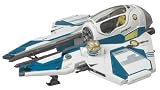 Star Wars 30th Anniversary Saga 2007 Vehicle Obi-Wan Episode III Blue Jedi Starfighter
