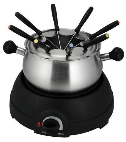 Edelstahl Fondue mit 8 Gabeln Elta FO 200N