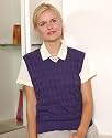 Aureus Ladies Silk Argyle Vest - A763