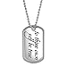 To Thine Own Self Be True - Military Dog Tag Keychain