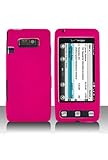 LG VS750 Fathom Rubberized Shield Hard Case Hot Pink